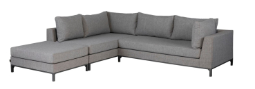 EXOTAN® Sicilie Gartenlounge Nanotex Grau Links